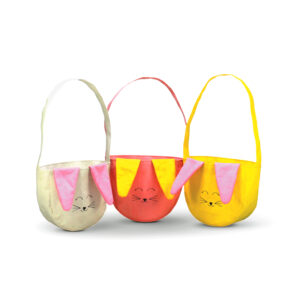 Easter Bunny Dyed Canvas Bags