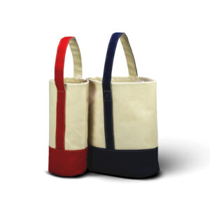 Natural & Dyed Canvas Wine Bags