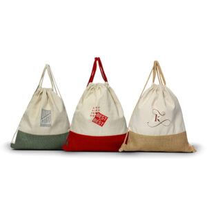 Weekend Getaway Jute & Cotton Backpacks